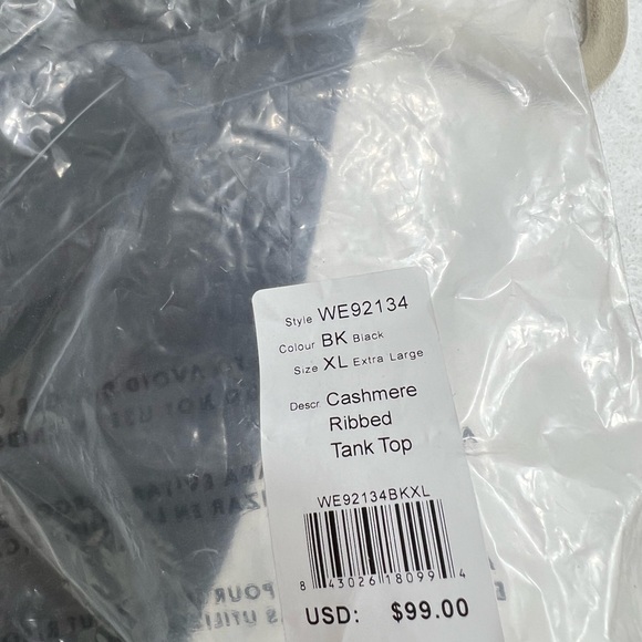 NAADAM Black Knit Tank Top - Picture 5 of 5